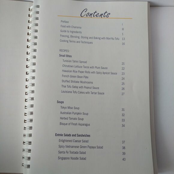 ART OF TOFU Celebrated Vegetarian Recipes from Around World by Richmond Vtg 1997 - Picture 8 of 14